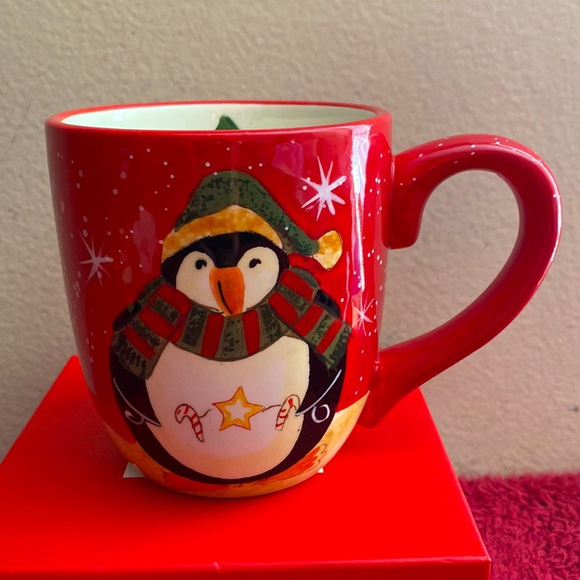 “Christmas Penguin Set of Plate & Mug” - Picture 4 of 11